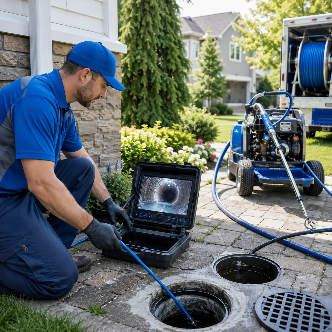 Outdoor drain cleaning professionals serving Glasgow, KY